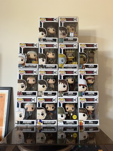 Lotto funko pop - lotto, stranger