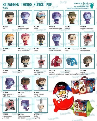 Mini funko pop stranger things - mini,